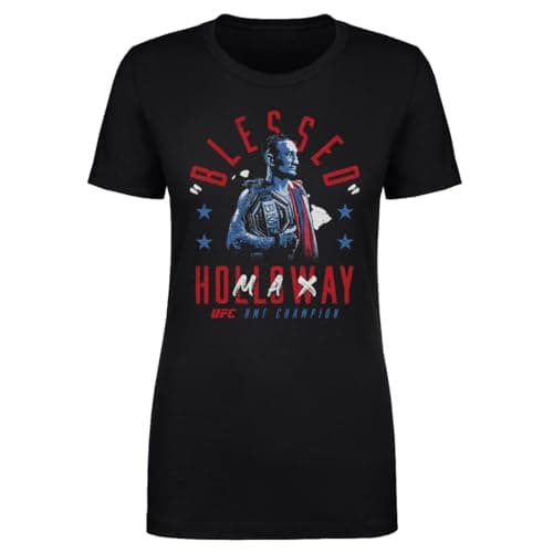 Max Holloway UFC Women's T-Shirt - Blessed BMF Champion 500 LEVEL WHT