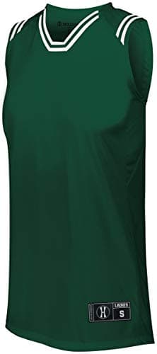 Holloway Ladies Retro Basketball Shorts 2Xl Forest/White - Comfortable Basketball Shorts for Women, Versatile Workout Pa