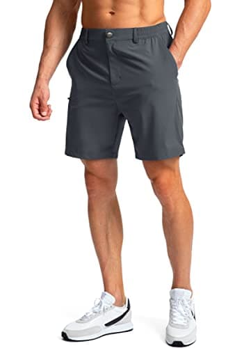 Pinkbomb Men's Quick Dry Golf Shorts with 6 Pockets for Hiking and Work
| Pinkbomb Men's Stretch Golf Shorts with 6 Poc