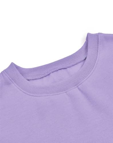 Joywayco Women's Long Sleeve Round Neck Cropped Sweatshirts for Casual Wear with Comfortable Loose Fit
| Joywayco Women