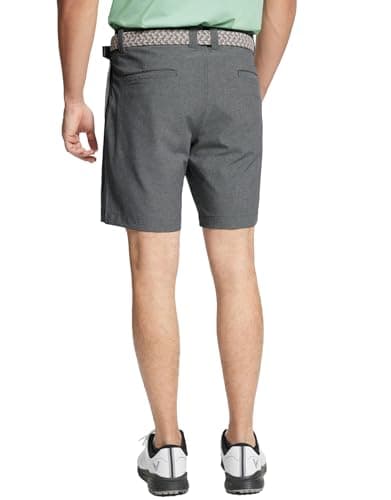 Men's M Maalreg Golf Shorts Lightweight Dry Fit Stretch Flat Front Casual Sport Heather Hybrid Flex 7/9 Inch Shorts
| M
