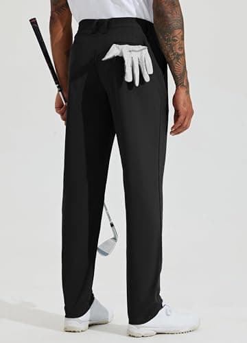 Willit Mens Quick Dry Golf Pants Stretch Slim Fit Casual Work with Pockets
| Willit Mens Quick Dry Golf Pants 30"/32" S