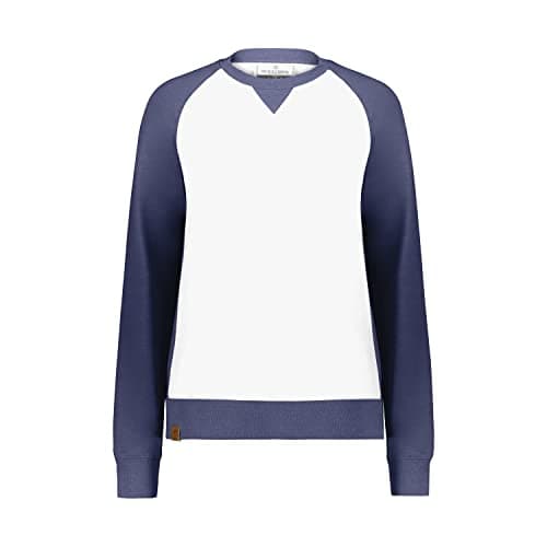 Holloway Women's All-American Fleece Crew + Warm + Active Ladies + Workout Gym + Quick Dry + Medium Stretch + 8.5 oz
