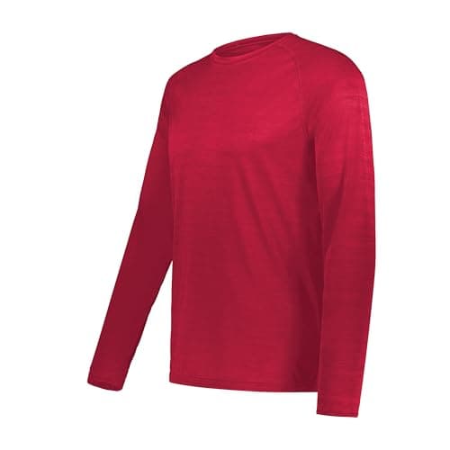 Holloway Men's Pro Long Sleeve Tee + Formal Wear + ProfessionalOffice + Temperature Regulation + 100% Polyester + Multip