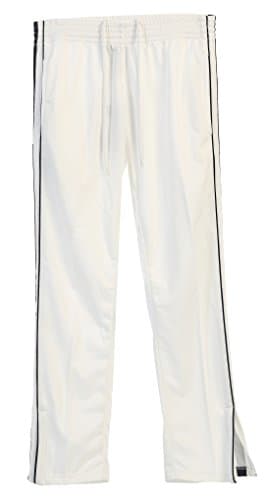 Gioberti Mens Athletic Track Pants with Zip Bottom - Comfortable Elastic Waist, Quick-Drying Material, Perfect for Fitne