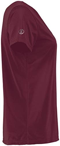 Holloway Ladies Momentum Tee 2XL Maroon: Premium Fleece Technology for Active Women, Ultimate Comfort for Cold Weather R