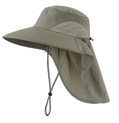 High UPF50+ Sun Protection Outdoor Fishing Hat with Wide Brim and Neckerchief for Men and Women
| Ultimate Outdoor UPF5