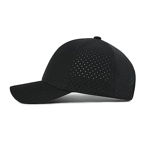 VOBOOM Men Quick Dry Baseball Cap for Summer Sports Laser Cut Mesh Curved Brim Snapback Hat