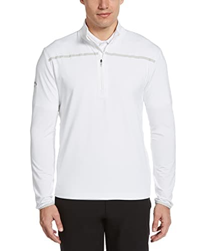 Callaway Men's Weather Series 1/4 Zip Mock Neck Pullover | Men's Performance Apparel | Extended Sizes | Durable Moisture
