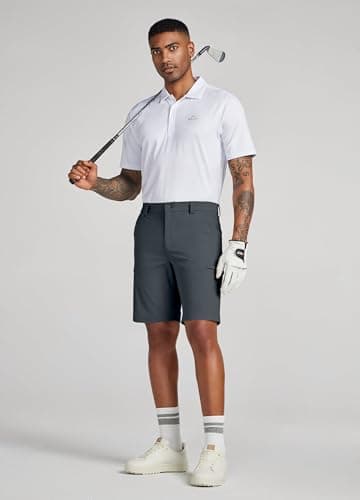 Willit Men's Quick Dry Golf Shorts for Casual Wear with Multiple Pockets
| Willit Men's Stretch Casual Golf Shorts Perf