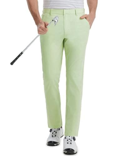 M MAELREG Men's Stretch Lightweight 5 Pockets Golf Pants - Casual Trousers for Men Water-Resistant 30"/32"/34"