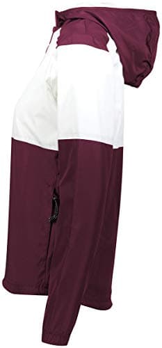 Holloway Sportswear Womens SeriesX Jacket L Maroon/White Outdoor Winter Warmth Insulation Fleece Jacket>')