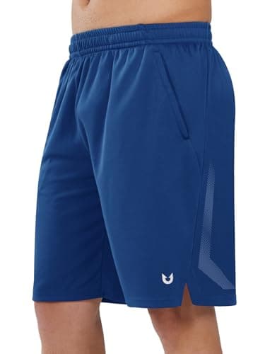 NORTHYARD Men's Athletic Quick Dry Lightweight Basketball Shorts with Zipper Pockets for Running and Gym
| NORTHYARD Me