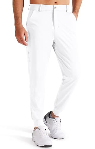 Libin Men's 4-Way Stretch Golf Joggers with Pockets Global Recycled Standard  
Libin Men's Slim Fit Sweatpants for Work