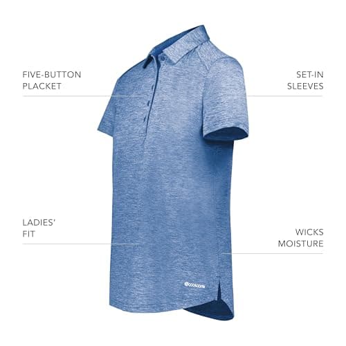 Holloway Women's Electrify Polo Powered by Coolcore - Patty-Lo Coolcore Technology, Fashionable Polo for Outdoor Advent