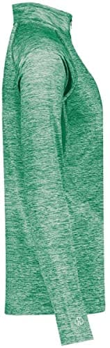 Holloway Sportswear Womens Electrify Coolcore® 1/2 Zip Pullover XL Kelly Heather - Cool Wicking Technology for Active Wo