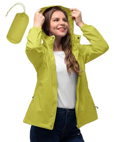Women's 33,000ft Rain Jacket: Waterproof, Lightweight, and Packable for Golf, Hiking, and Travel
| 33,000ft Women's Rai