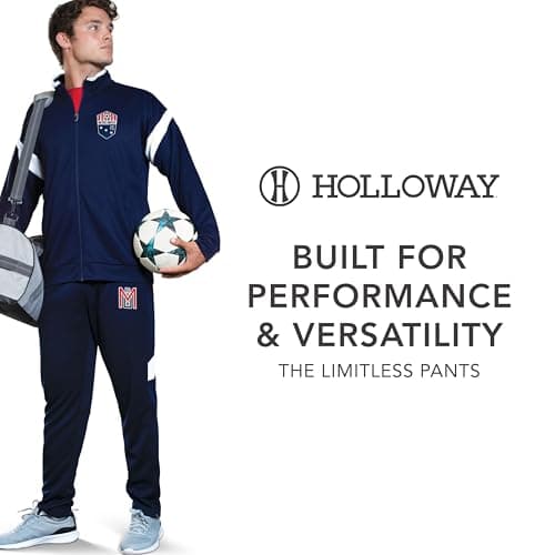 Holloway Men's Standard Limitless Pant Carbon/White Suitable for Outdoor Activities
| Holloway Men's Standard Limitless
