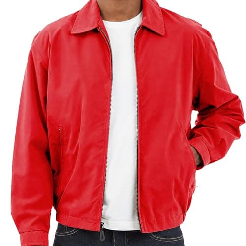 LONDON FOG Men's Auburn Zip-Front Golf Jacket for Regular & Big-Tall Sizes | Premium Waterproof Golf Jacket | Perfect fo