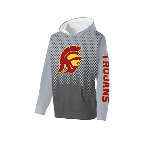 Holloway Men's Official NCAA Collegiate Sublimated Poly Fleece Hoodie for Ultimate Comfort & Style, Multi