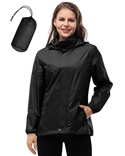 Women's 33,000ft Rain Jacket: Waterproof, Lightweight, and Packable for Golf, Hiking, and Travel
| 33,000ft Women's Rai