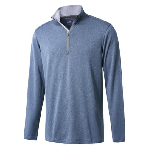 M MAELREG Quarter Zip Golf Pullover Men's Dry Fit Long Sleeve Performance Wicking Sweatshirt forMen