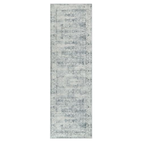 Morebes Extra Long Washable Kitchen Rug Runner for Hall Living Room Dining Room Office, Blue-Gray
Morebes Vintage Hallwa