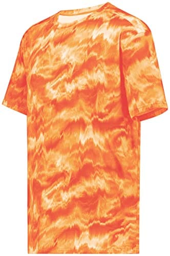 Holloway Men's Stock Cotton-Touch Poly Tee + Comfort + Outdoor + Lightweight + Stretchy + Medium Size + 100% Polyester +
