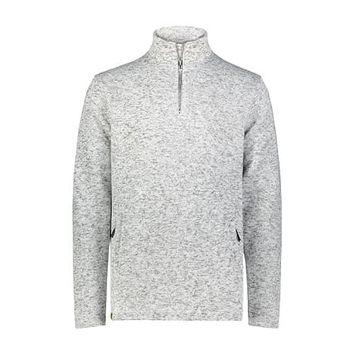 Holloway Men's Alpine Sweater Fleece 1/4 Zip Pullover - Insulated Warmth for Hiking and Outdoor Adventures