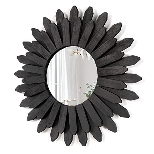 Honiway 12 inch Rustic Wood Sunburst Mirror for Bedroom Bathroom House Warming Gift Cedar Essential  
Honiway 12 inch Ru