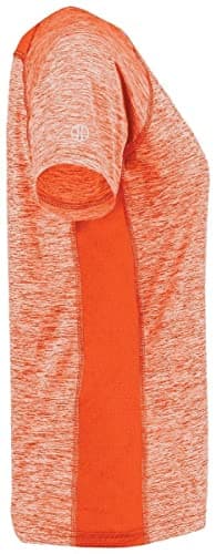 Holloway Sportswear Womens Electrify Coolcore® Tee 2XL Orange Heather Fast Evaporating Cooling Technology for Hot Weath