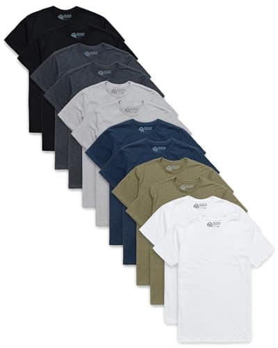 INTO THE AM Mens Short Sleeve T Shirt - Soft Fitted 4XL Fresh Classic