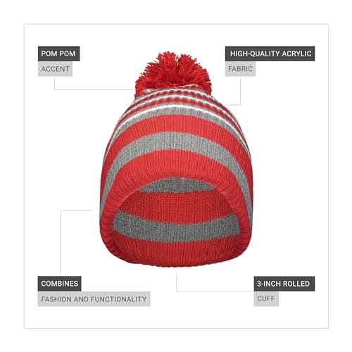 Holloway Spirit Pom Beanie - Winter Warmth for Men and Women
| Holloway Spirit Pom Beanie - Fashionable and Stylish Acc