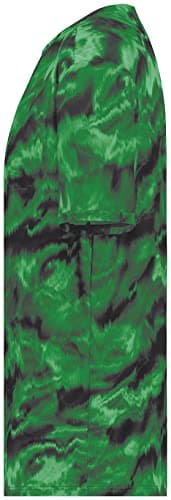 Holloway Men's Stock Cotton-Touch Poly Tee + Comfort + Outdoor + Lightweight + Stretchy + Medium Size + 100% Polyester +