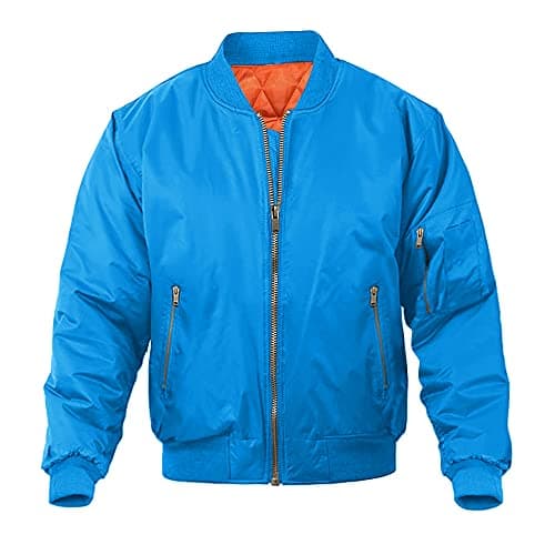 Magnivit Men's Warm Bomber Jacket for Casual Fall Winter and Military Style Outwear
| Magnivit Men's Stylish Bomber Jac