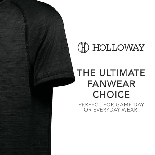 Holloway Boys Youth All-Pro Tee + Moisture Wicking + Active Kids + School Sports + Rapid Dry Technology + Polyester + Si