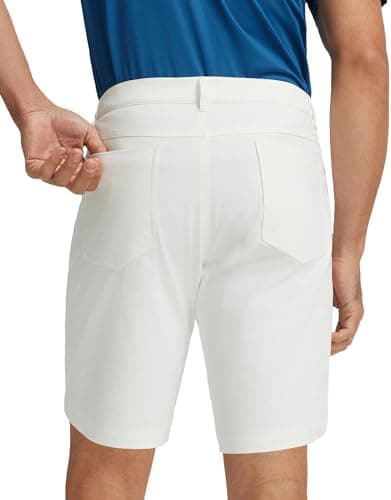 M MAELREG Quick Dry Lightweight Golf Shorts for Men 7" 9" Inseam Casual Moisture Wicking Stretch Flat Front Shorts  
M M