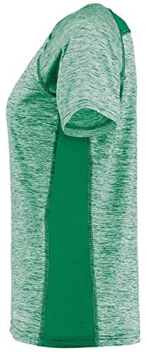 Holloway Sportswear Women's Electrify Coolcore® Tee 2XL Kelly Heather - Moisture Wicking, Quick-Dry Shirt for Workout,