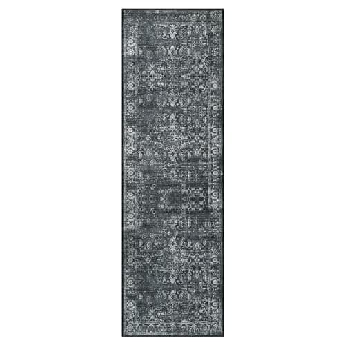 Morebes Extra Long Washable Kitchen Rug Runner for Hall Living Room Dining Room Office, Blue-Gray
Morebes Vintage Hallwa