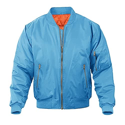 Magnivit Men's Warm Bomber Jacket for Casual Fall Winter and Military Style Outwear
| Magnivit Men's Stylish Bomber Jac