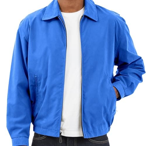 LONDON FOG Men's Auburn Zip-Front Golf Jacket for Regular & Big-Tall Sizes | Premium Waterproof Golf Jacket | Perfect fo