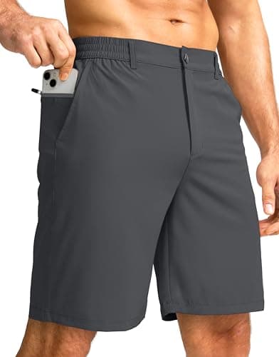 G Gradual Men's Lightweight Quick Dry Breathable Golf Shorts for Casual Work and Play
| G Gradual Men's Stretch 9" Golf