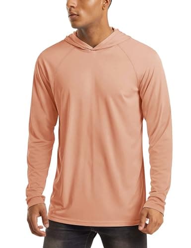 UPF 50+ Men's Hooded Sun Protection T-Shirts for Fishing and Athletic Pursuits
| Men's Hooded UPF 50+ Sun Protection Lo