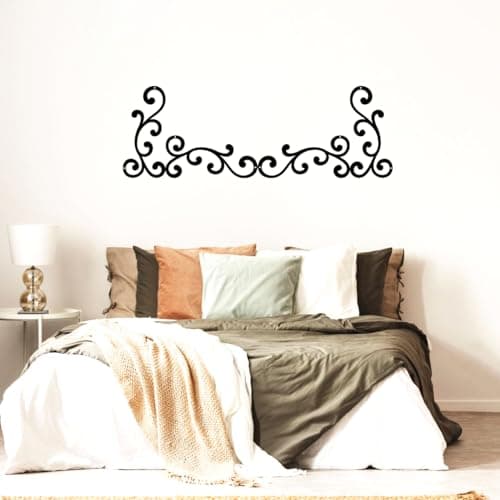 Rustic Iron Metal Scroll Wall Art for Front Porch and Entryway Decor
| Pair Scroll Metal Decorations for Living Room Ha