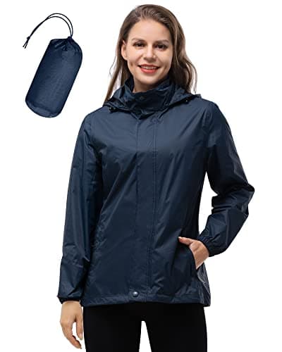 Women's 33,000ft Rain Jacket: Waterproof, Lightweight, and Packable for Golf, Hiking, and Travel
| 33,000ft Women's Rai