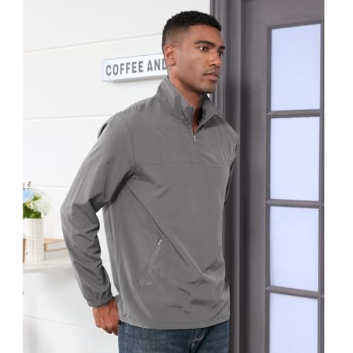 Aulemen Men's Casual Quarter Zip Pullover Golf Windbreakers
| Aulemen Men's Lightweight Jacket for Hiking Running
| Aul