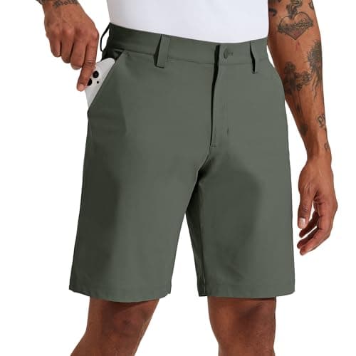 Willit Men's Quick Dry Golf Shorts for Hiking and Casual Wear with Pockets
| Willit Men's Stretch Work Dress Shorts Glo