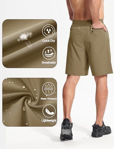 Men's MAGCOMSEN Athletic Running Shorts for Quick Dry Lightweight Workout and Hiking
| MAGCOMSEN Men's Running Shorts w