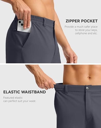 Men's G Gradual Casual Shorts Lightweight Golf Quick Dry Breathable 11" Pockets
| Men's G Gradual Casual Shorts Stretch