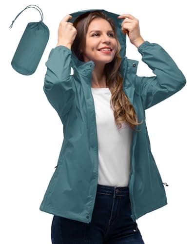 Women's 33,000ft Rain Jacket: Waterproof, Lightweight, and Packable for Golf, Hiking, and Travel
| 33,000ft Women's Rai